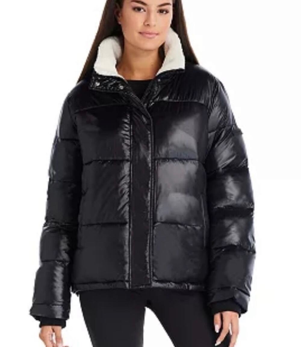 Koolaburra by UGG Sherpa-Trim Puffer Jacket sz S